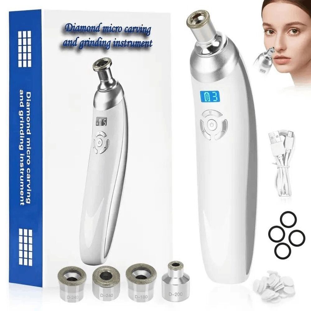 Pore Cleaner and Microdermabrasion 2-in-1 Device
